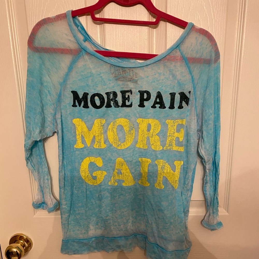 Blue Workout Top